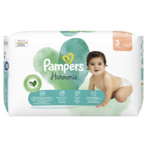 Pampers Harmonie 42 Couches Taille 3 - (6-10 kg)