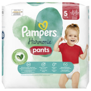 Pampers Harmonie 27 Couches-Culottes - Taille 5 (12-17 kg)