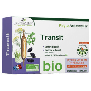 Les 3 Chênes Phyto Aromicell'R Transit Bio - 20 Ampoules