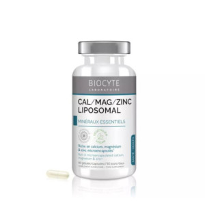 Biocyte Longevity Cal/Mag/Zinc Liposomal - 60 Gélules