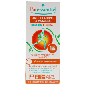 Puressentiel Articulations & Muscles Friction Arnica aux 14 Huiles Essentielles - 200 ml