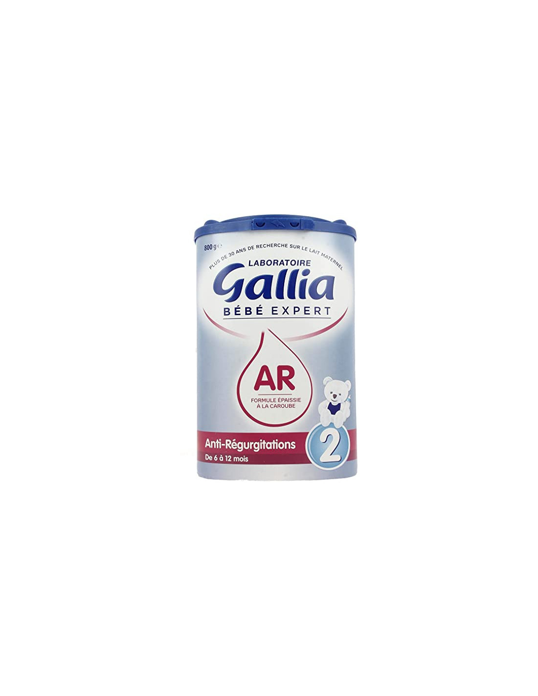 Pack de 6 Gallia Bébé Expert lait Anti-Régurgitations 1 - 800g