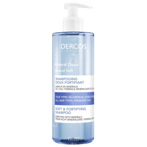 Vichy Dercos Shampoing Minéral Doux - 400 ml