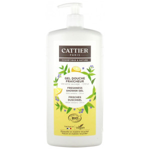Cattier Gel Douche Verveine Sauvage Citrus Bio 1 L