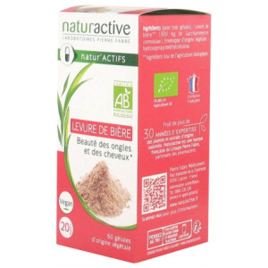 Naturactive Levure de Bière Bio - 60 Gélules