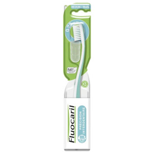 Fluocaril Brosse à Dents Précision Interdentaire Médium Couleur : Vert - 1 unité 