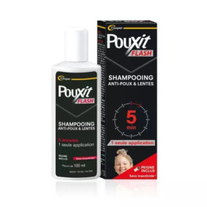 Pouxit Flash Shampoing anti-poux et lentes - 100ml