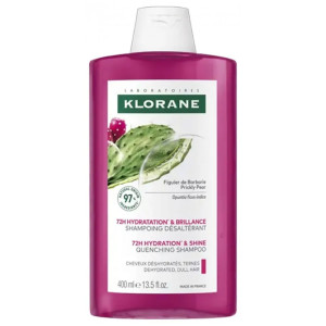 Klorane Hydratation & Brillance - Shampoing Désaltérant au Figuier de Barbarie - 400 ml