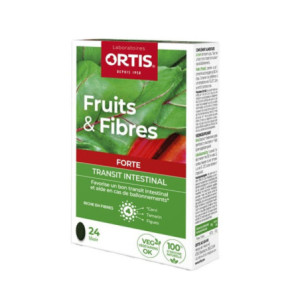 Ortis Fruits & Fibres Forte Transit Intestinal - 24 Comprimés