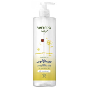 Weleda Baby Eau Nettoyante au Calendula 3en1 Sans Parfum - 400 ml