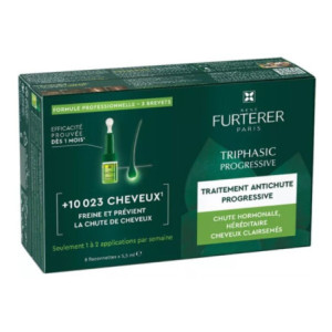 René Furterer Triphasic Progressive Anti-Hair Loss Treatment - 8 x 5.5ml