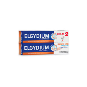 ELGYDIUM Lot 2 Dentifrices Protection Caries - 2x75ml