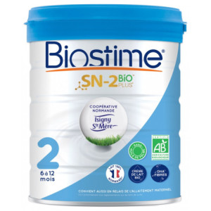 Biostime SN-2 Bio Plus 2ème Âge de 6 à 12 Mois - 800 g
