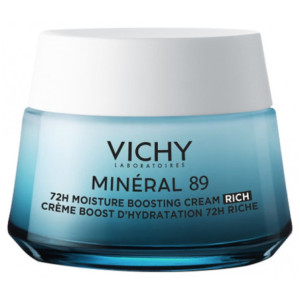 Vichy Minéral 89 Crème Boost d'Hydratation 72H Riche - 50 ml