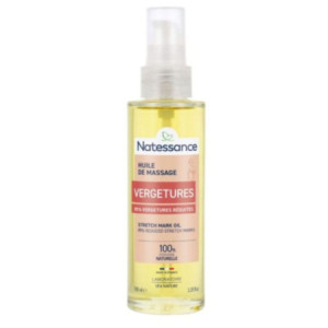 Natessance Huile de Massage Vergetures - 100ml