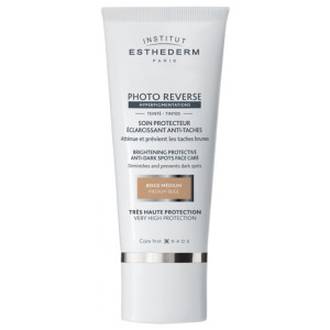 Esthederm Photo Reverse Soin Protecteur Éclaircissant Anti-taches Teinté  Teinte : Beige Médium - 50 ml