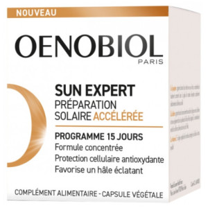 Oenobiol Sun Expert Préparateur Solaire Accélérée - 15 Capsules