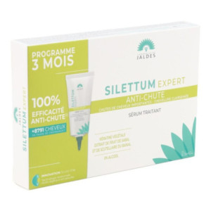 Jaldes Silettum Expert Sérum Chutes de Cheveux Importantes - Chevelures Clairsemées - 3 x 40 ml