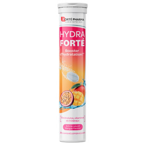 Forté Pharma Hydra Forté Booster d'Hydratation Goût : Mangue Passion - 24 Comprimés Effervescents