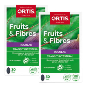 Ortis Fruits et Fibres Regular Transit intestinal comprimés - 2x30comprimés