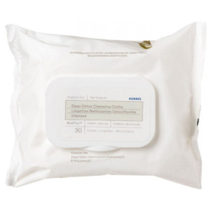 Korres Lingettes Nettoyantes Détoxifiantes Intenses - 30 Lingettes