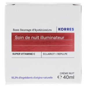Korres Rose Sauvage d'Apothicaire Soin de Nuit Illuminateur - 40 ml