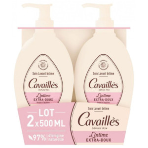 Cavaillès Soin Lavant Intime Extra-Doux - Lot de 2 x 500 ml