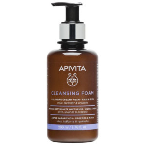 APIVITA Mousse nettoyante à la lavande - 200ml