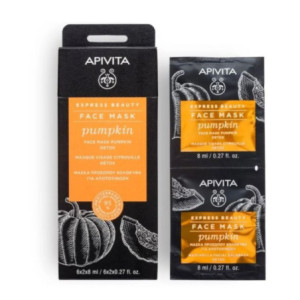 Apivita - Masque Visage Detox Citrouille - 2x8 Ml