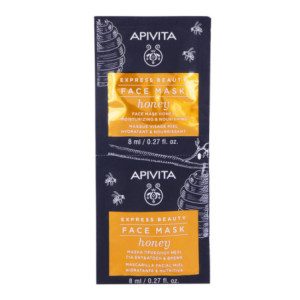 Apivita - Expresse beauty - Masque visage miel nourrissant - 2X8Ml