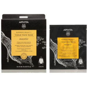 Apivita Express Beauty Masque Visage en Tissu Mastic - 15ml