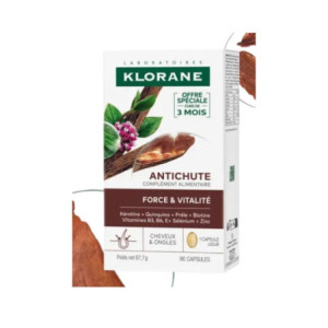 Klorane Antichute Force & Vitalité - 90 capsules 