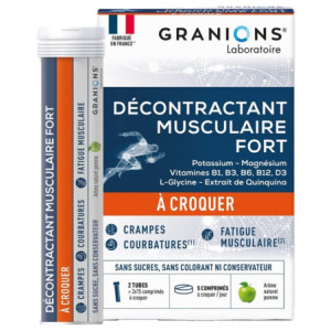 Granions Décontractant Musculaire Fort à Croquer - 30 Comprimés