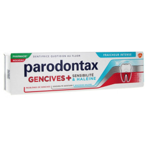 Parodontax Gencives + Sensibilité & Haleine Fraîcheur Intense - 75 ml