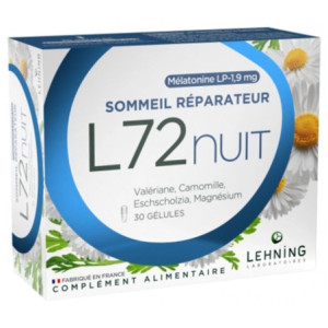 Lehning L72 Nuit Sommeil Réparateur - 30 Gélules