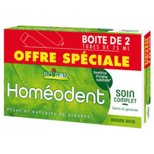 Boiron Homéodent Soin Complet Dents et Gencives - Lot de 2 x 75 ml