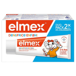 Elmex Dentifrice Enfant - Lot de 2 x 50 ml
