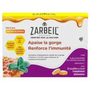 Zarbeil 24 Pastilles à Sucer