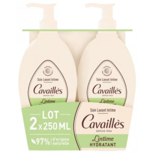 Cavaillès Soin Lavant Intime Hydratant - Lot de 2 x 250 ml