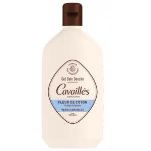 Cavaillès Gel Bain Douche Peaux Sensibles Fleur de Coton - 400 ml