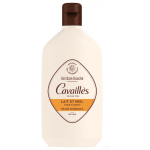 Cavaillès Gel Bain Douche Peaux Sensibles Lait et Miel - 400 ml