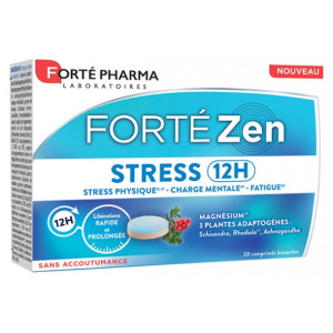 Forté Pharma Forté Zen Stress 12H - 20 Comprimés Bi-Couches
