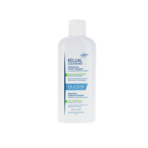 Ducray Kelual Squanorm Shampoing Traitant Régulateur Pellicules Grasses 200 ml