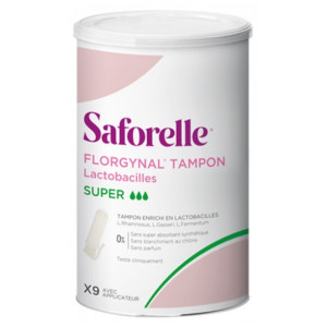 Saforelle Florgynal Tampon Applicateur - 9 tampons