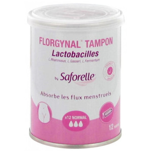 Saforelle Florgynal Tampon - 12 unités 