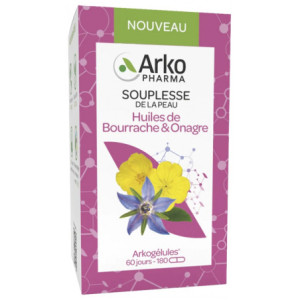 Arkopharma Arkogélules Huiles de Bourrache & d'Onagre - 180 Gélules