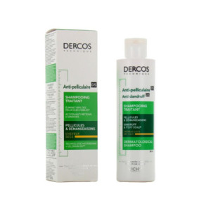 Dercos Shampooing Anti-Pelliculaire Traitant Cheveux Secs - 200ml