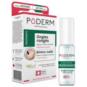 Poderm Croissance Ongles Rongés Huile-Sérum Ongles & Contours - 8 ml