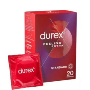 Durex Préservatifs Feeling Extra - 20 préservatifs