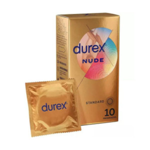 Durex Préservatifs Nude ultra fin - 10 préservatifs